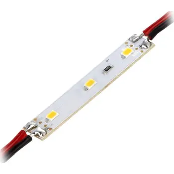 LED osvětlení LED modul OPTOFLASH 3xLED 12VDC 0,72W bílá teplá