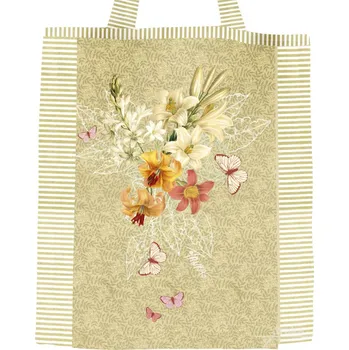 Nákupní taška Plátěná nákupní taška, Lilie jsou krásné ve světlém