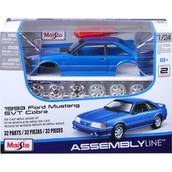 Hračka Maisto Ford Mustang SVT Cobra 1993 1:24 modrá metalíza - expresní doprava