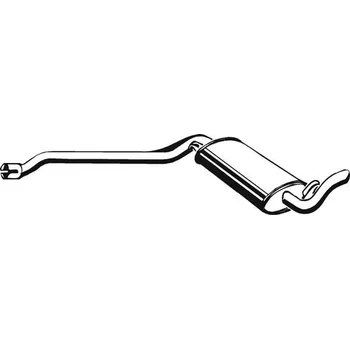 Výfukový systém Stredni tlumic vyfuku ASMET 04.019