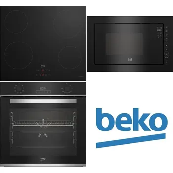 Set domácích spotřebičů Set Beko BBIM13300X + HII64401MT + BMGB25333BG
