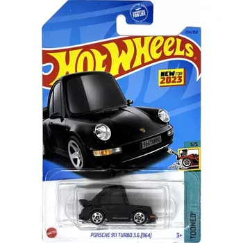 autíčko Hot Wheels Porsche 911 Turbo 3.6 (964) Black (E6) Černá