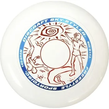 Frisbee Létající talíř YIKUN DISCS UltiPro Sky Styler | 27cm | WHITE