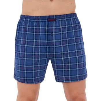 Pánské spodní prádlo Pohodlné pánské trenýrky 002/292 modré , VELIKOST L