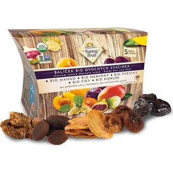 Sušené ovoce SUNNY FRUIT Balíček bio ovocných svačinek