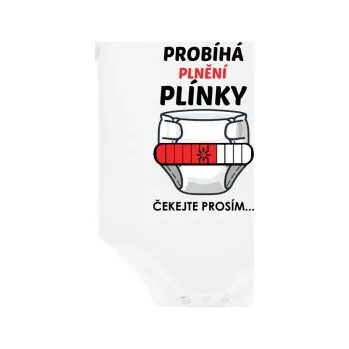 Žertovný předmět Probíhá plnění plínky - dětské body s potiskem- Tričkový.cz