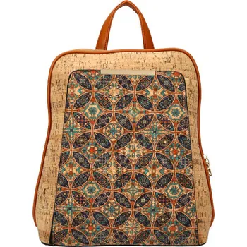 Městský batoh Dámský batůžek v korkovém designu 032-1 typ9