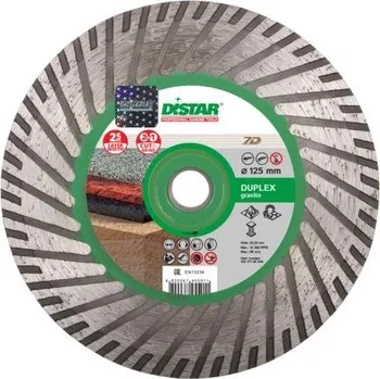 Řezný kotouč Distar - 125x2,8 M14 DUPLEX TURBO kotouč diamantový pro řezání a broušení