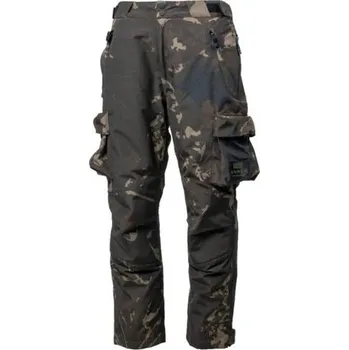 Rybářské oblečení NASH - Kalhoty Zero Tolerance Helluva Waterproof Trousers Camo vel. XL