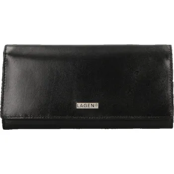 Peněženka Lagen Dámská kožená peněženka 250039 černá