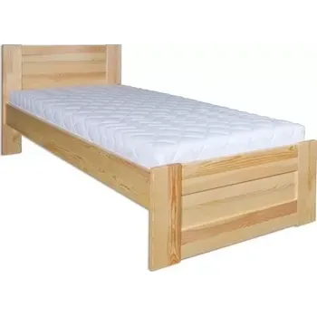 Dětská postel Masivní dřevěná postel -jednolůžko DN121 borovice masiv 90x200 cm - VÍCE ODSTÍNŮ