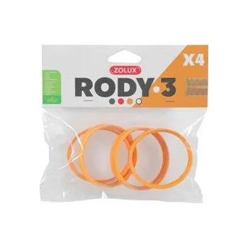Zolux S.A.S. Komponenty Rody 3-spojovací kroužek žlutý 4ks Zolux