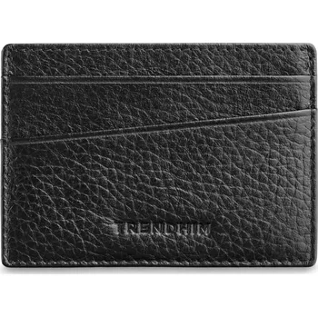 Obal na doklad Černé pouzdro na 5 karet z buvolí kůže - Trendhim