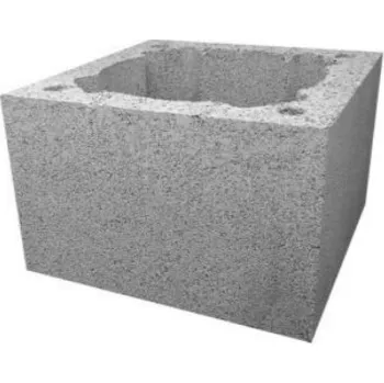 Kouřovod Komínová tvárnice jednoprůduch 395x395 - UN1-2 20