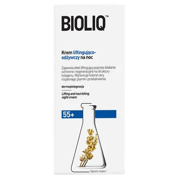 Pleťový krém Bioliq 55+ liftingový a vyživující noční krém 55+, 50 ml