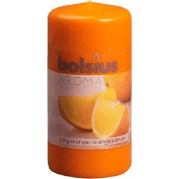 Svíčka Bolsius Svíčka válce pomeranč, 5,9 x 12,1 cm_hamashop