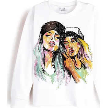 Dívčí mikina GATE Mikina s potiskem 9Y 824-0713/10