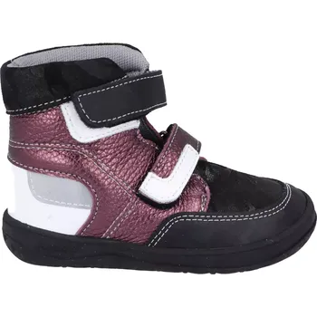 Dívčí tenisky Jonap barefoot boty Falco bordó lesk SLIM 24