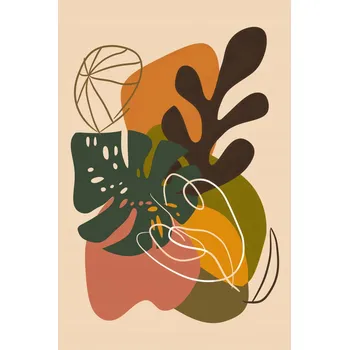 Plakát Plakát Lesní kompozice bez rámu 61 x 91,5 cm