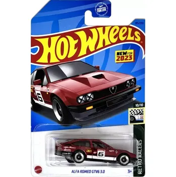 autíčko HOT WHEELS - Alfa Romeo GTV6 3.0 Red (E6)