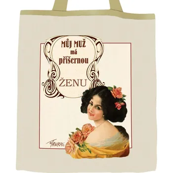 Nákupní taška Plátěná nákupní taška, Můj muž má příšernou ženu