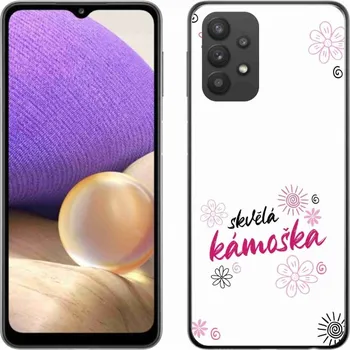 Pouzdro na mobilní telefon Gelový kryt mmCase na Samsung Galaxy A32 5G - skvělá kámoška bílé pozadí