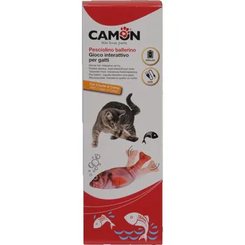 Hračka pro kočku CAMON INTERAKTIVNÍ HRAČKA RYBA GOLD 27 cm