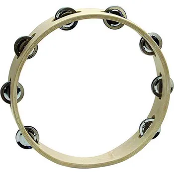 Bicí nástroj GOLDON - dřevěná tamburína bez blány - 25cm (35210)
