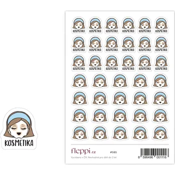 samolepka Fleppi Samolepky Kosmetika
