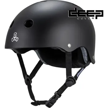 Cyklistická přilba Helma TRIPLE EIGHT Deep Cover | velikosti XS-XXL (51-63cm) | BLACK L-XL