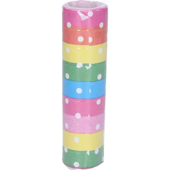 Party dekorace Párty serpentíny TEČKY 4 m