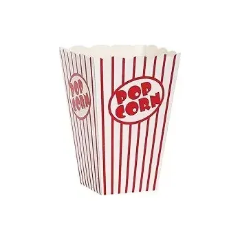 Jednorázové nádobí Krabice na popcorn - 10 ks