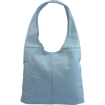 Kabelka Dámská shopper kabelka přes rameno světle modrá