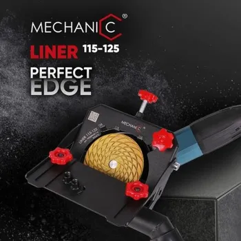 DISTAR - LINER 115-125 přípravek na úhlovou brusku pro přesné broušení hran s pady