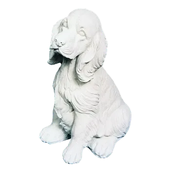 Zahradní dekorace Socha kokršpaněla s výrazem „Chcete mě?“