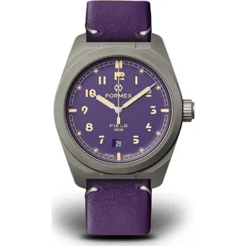 Hodinky Formex Field Automatic Ultra Violet Bolgheri Violet Leather Strap 0660.1.6593.799 + 5 let záruka a dárek ZDARMA