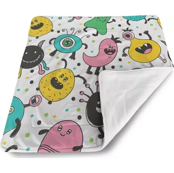 deka Sablio Dětská deka pro miminko Příšerky - 80x100 cm