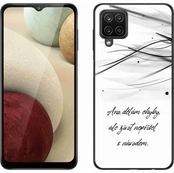 Pouzdro na mobilní telefon Gelový kryt mmCase na Samsung Galaxy M12 - citát bílé pozadí