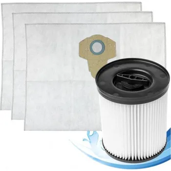 Sáček do vysavače Filtrační sada pro Parkside PWD 25/30 a PNTS 1400 3 + 1 ks