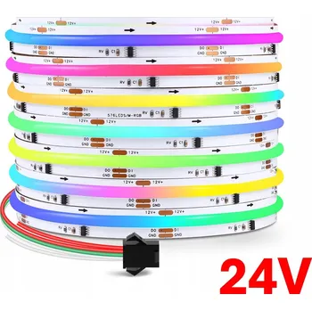 LED páska Digitální LED pásek COB Magic Pixel WLED WS2811 RGBIC 720 LED/m 24V IP20 5m