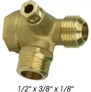 Ventil Nuair 9048073 ventil zpětný 1/2" x 3/8" - 10mm (pro model FC2, mecafer)