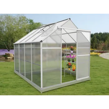 Skleník VeGA 5000 Strong-22 1,91 x 2,45 x 1,84 m PC 4 mm stříbrný