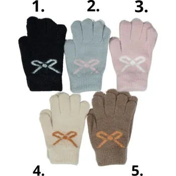 Rukavice Dívčí zateplené fleesové rukavice Gloves MS091