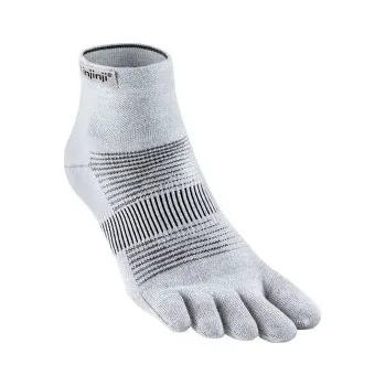 Pánské ponožky Injinji Run Lightweight Mini-Crew GRAY šedá S