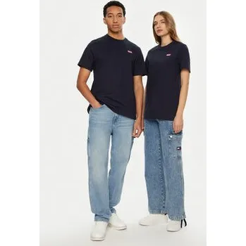 Pánské tričko Hunter T-Shirt HARU0006242 Tmavomodrá Regular Fit L