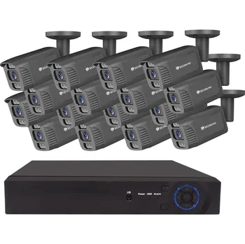 Kompletní kamerový systém Securia Pro IP kamerový systém NVR16CHV8S-B SONY smart, černý, kov Pevný disk: 2TB