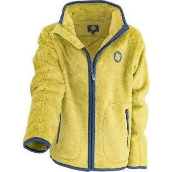 Pidilidi Mikina dětská chlupatá se stojáčkem, žlutá Vel. 116