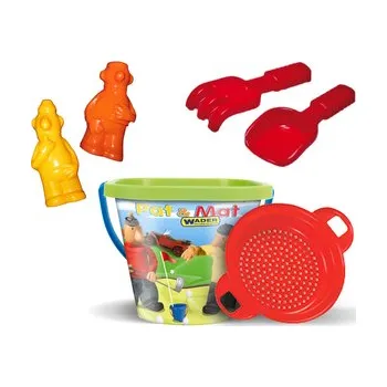 Hračka na písek Komplet na písek s formičkami P&M - kyblík IML