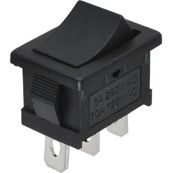 vypínač Kolébkový přepínač obdelníkový 6A