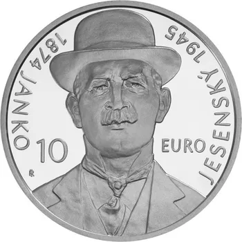 Stříbrná pamětní mince Janko Jesenský, Proof, 2024